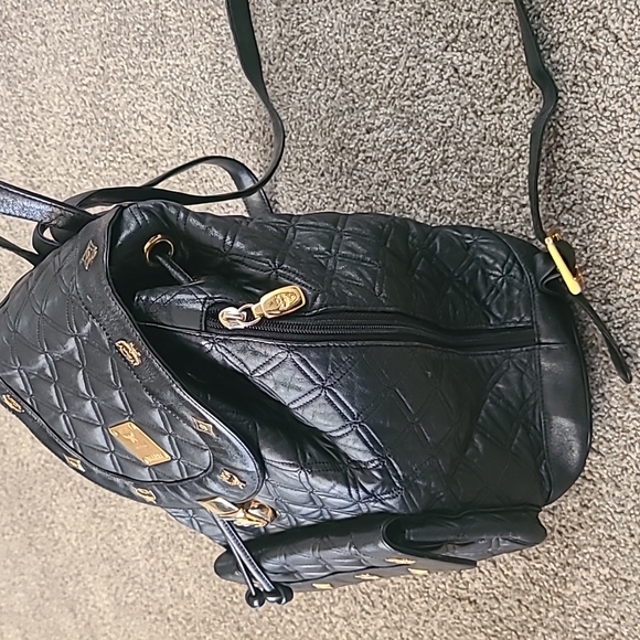 MCM Bags Vintage Mcm Black Leather Quilted Backpack Unisex Poshmark